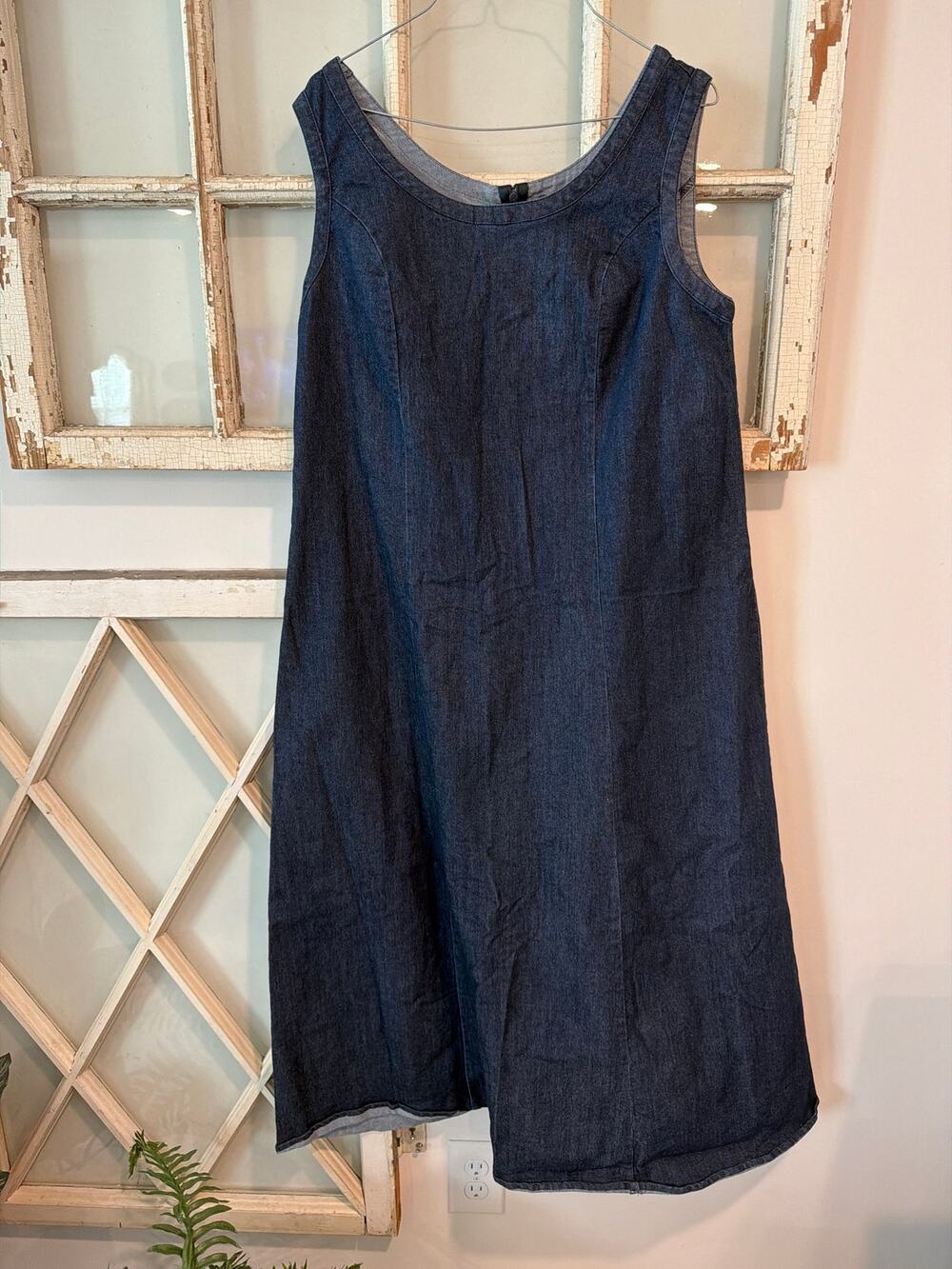 jessica london denim maxi dress | Dresses | Jessica London Size 6w Petite Jean Midi Long sleeve Kajal Agarwal elegant look Color:Dark Grey Wool and is made with 2-10-26REC